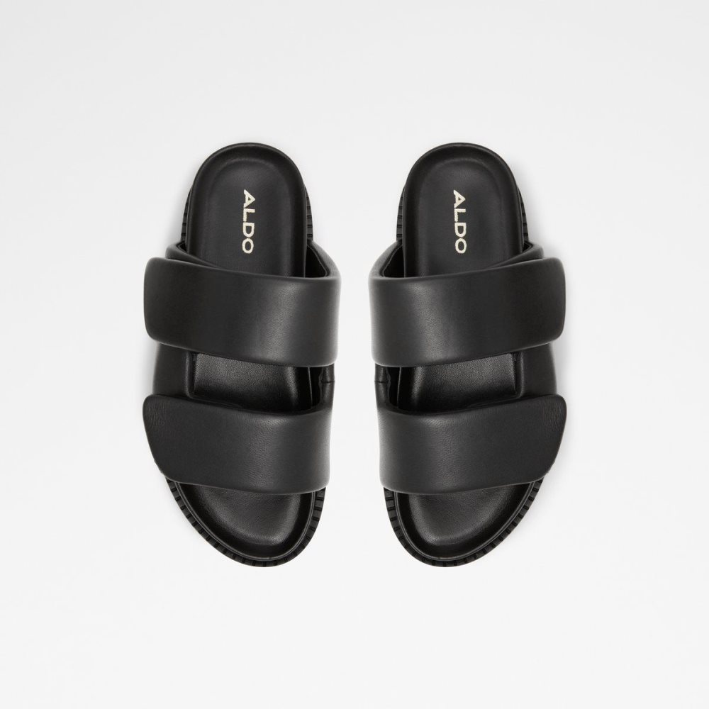 Black Aldo Lilo Slide sandal - Flatform | 610425-VSJ