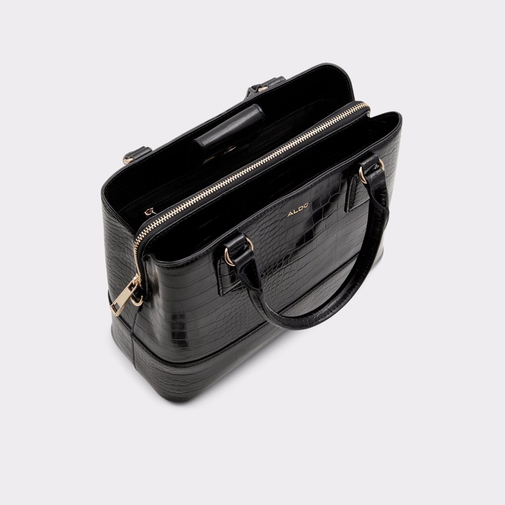 Black Aldo Limiaa Satchel tote bag | 103648-NFX