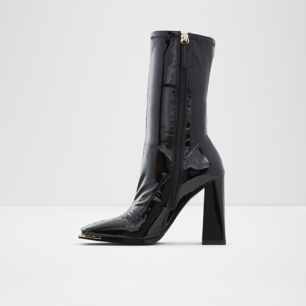 Black Aldo Metro Ankle boot - Block heel | 602349-FZE