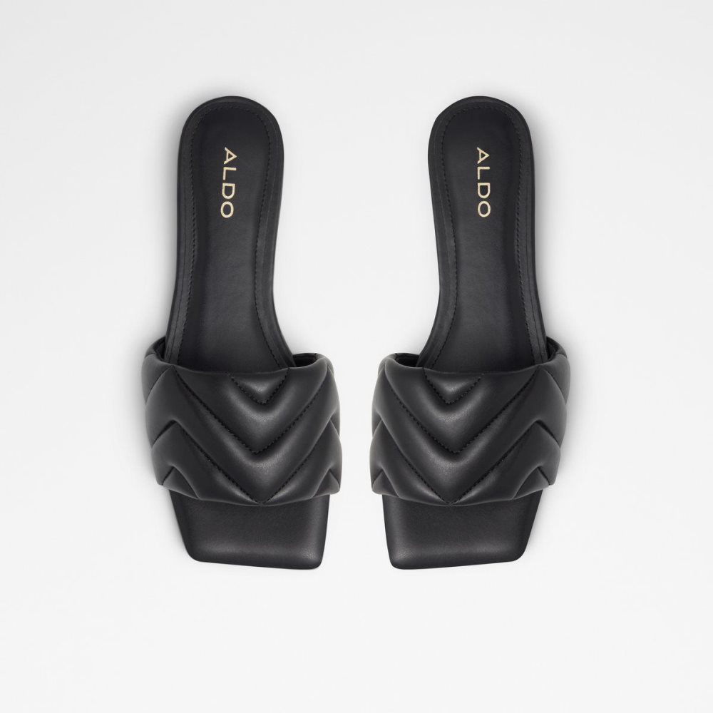 Black Aldo Moniq Slide sandal | 590128-ECA