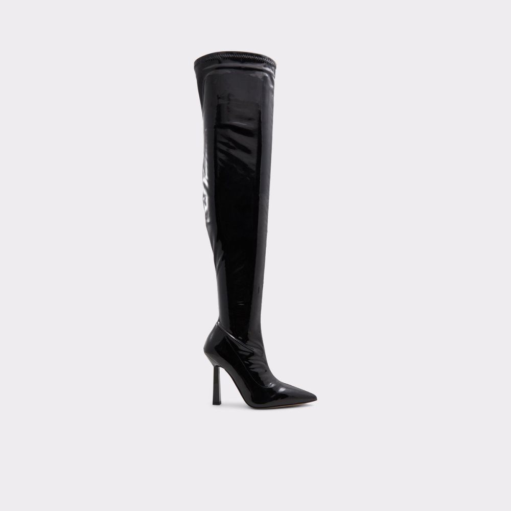 Black Aldo Nella Over-the-knee boot | 248169-YTL