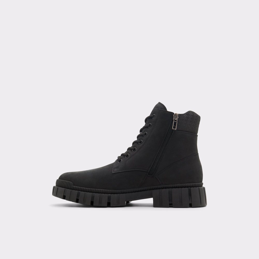 Black Aldo Newfield Lace-up boot | 705298-ICU