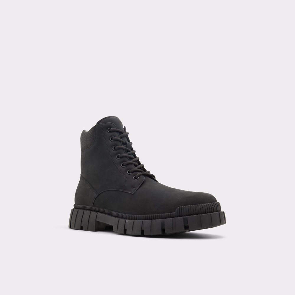 Black Aldo Newfield Lace-up boot | 705298-ICU