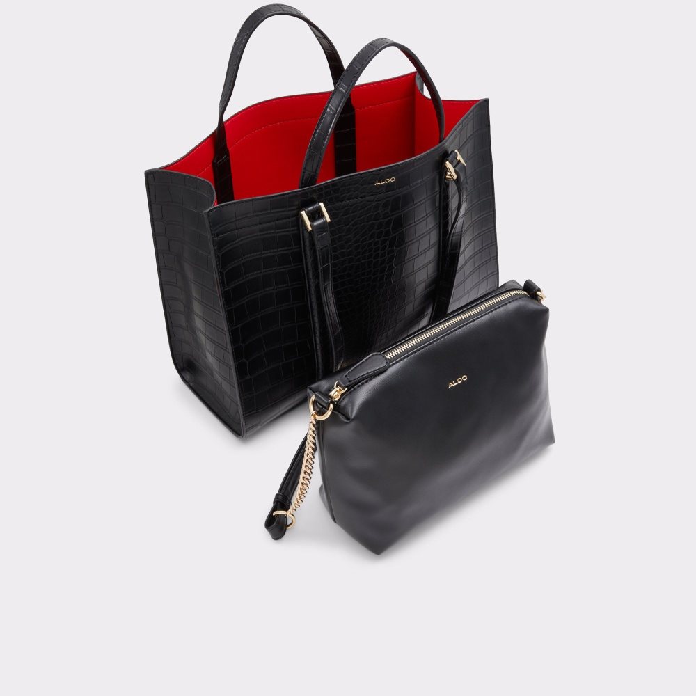 Black Aldo Ninetonine Tote bag | 803627-CRV