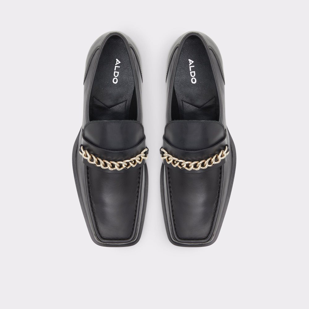 Black Aldo Nydendat Loafer - Lug sole | 143762-XRA