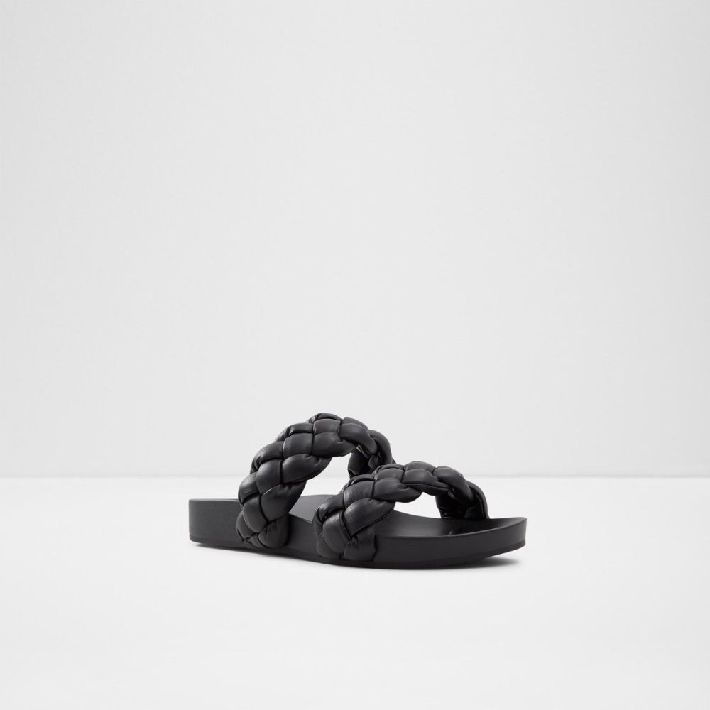 Black Aldo Oaka Slide sandal | 864271-TCF