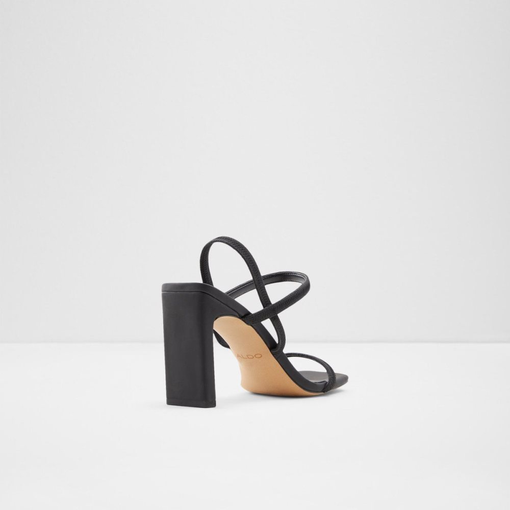 Black Aldo Okurr Strappy heeled sandal | 689723-EBF