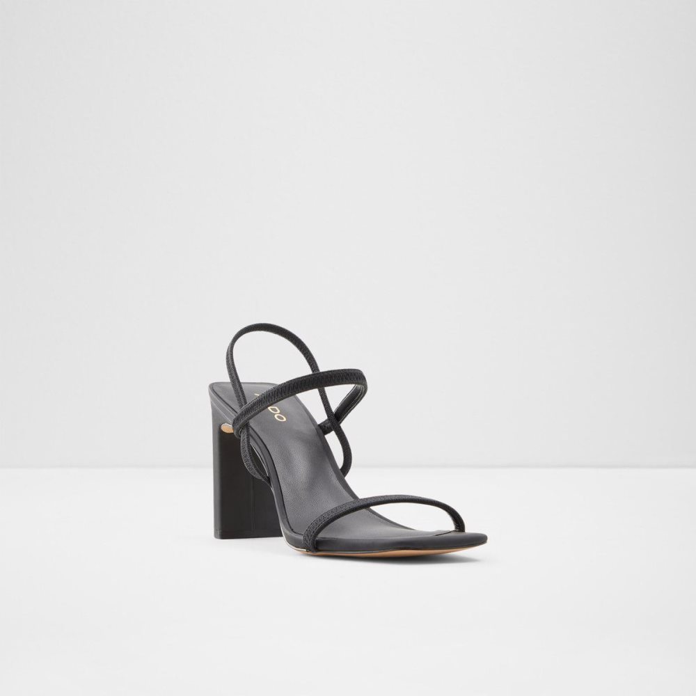 Black Aldo Okurr Strappy heeled sandal | 689723-EBF