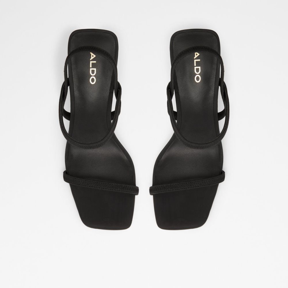 Black Aldo Okurr Strappy heeled sandal | 689723-EBF