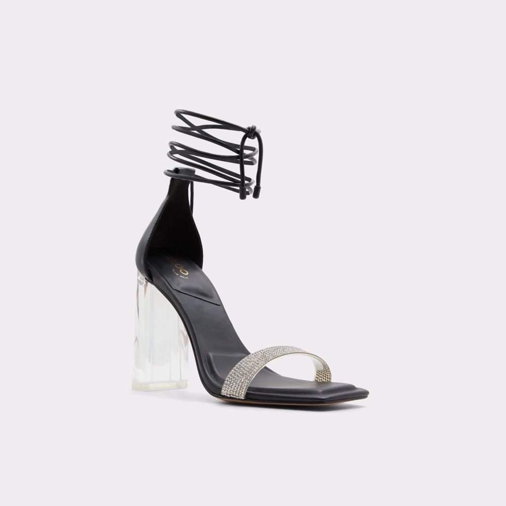 Black Aldo Onardonita Heeled sandal - Cup sole | 248731-IKD