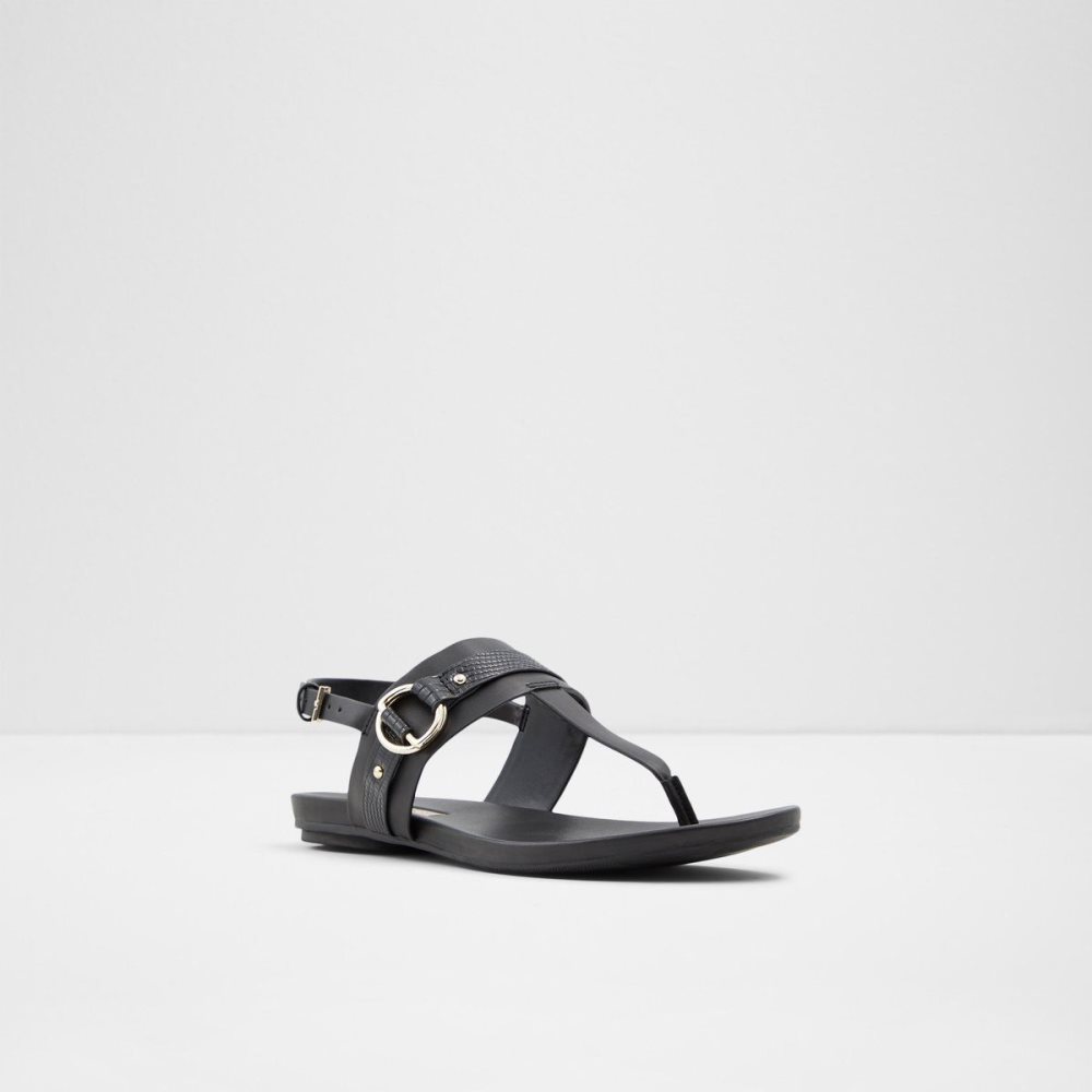 Black Aldo Pandra Thong sandal | 670521-XAM