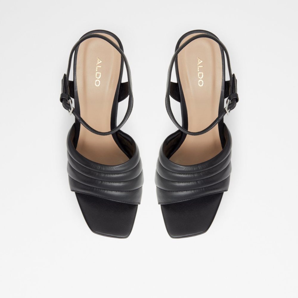 Black Aldo Parri Heeled sandal - Wedge heel | 695482-QKY