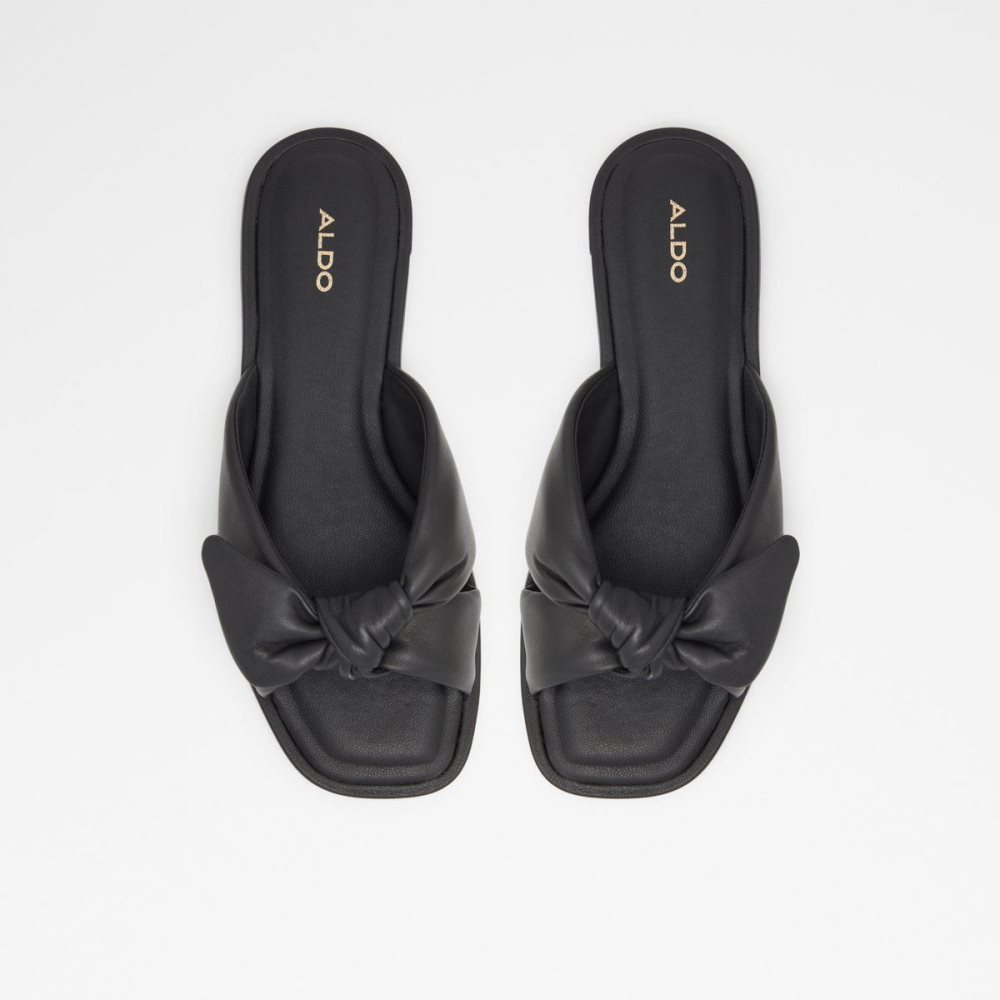 Black Aldo Peony Slide sandal | 497825-XAJ