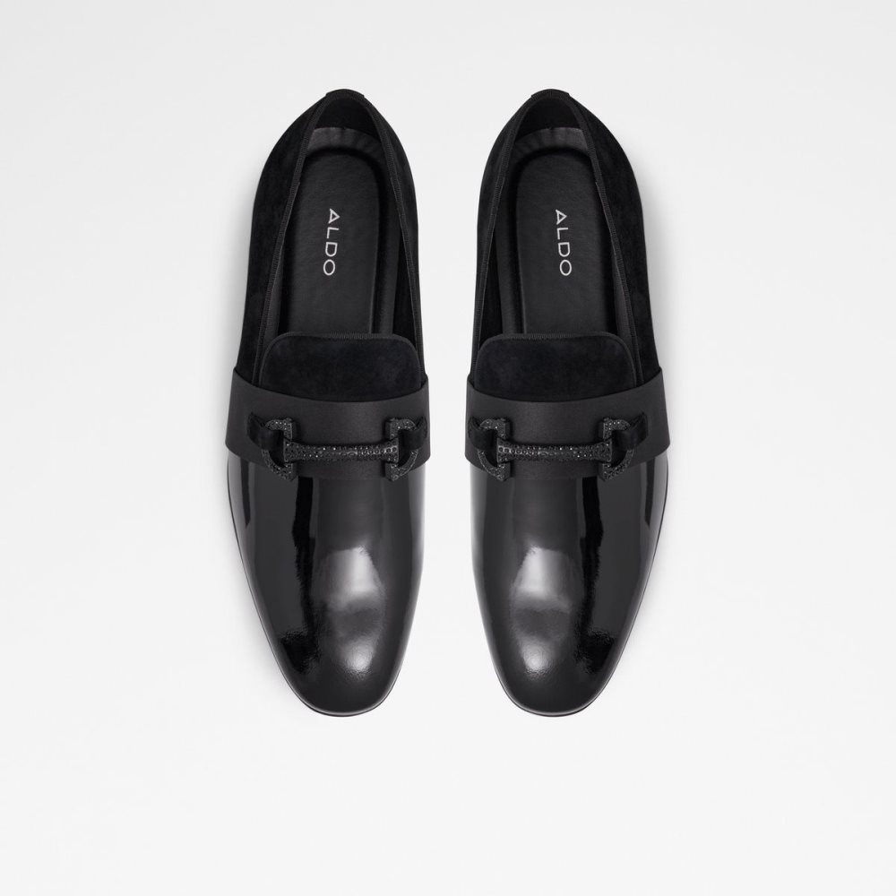 Black Aldo Popluxe Loafer | 237069-ECZ