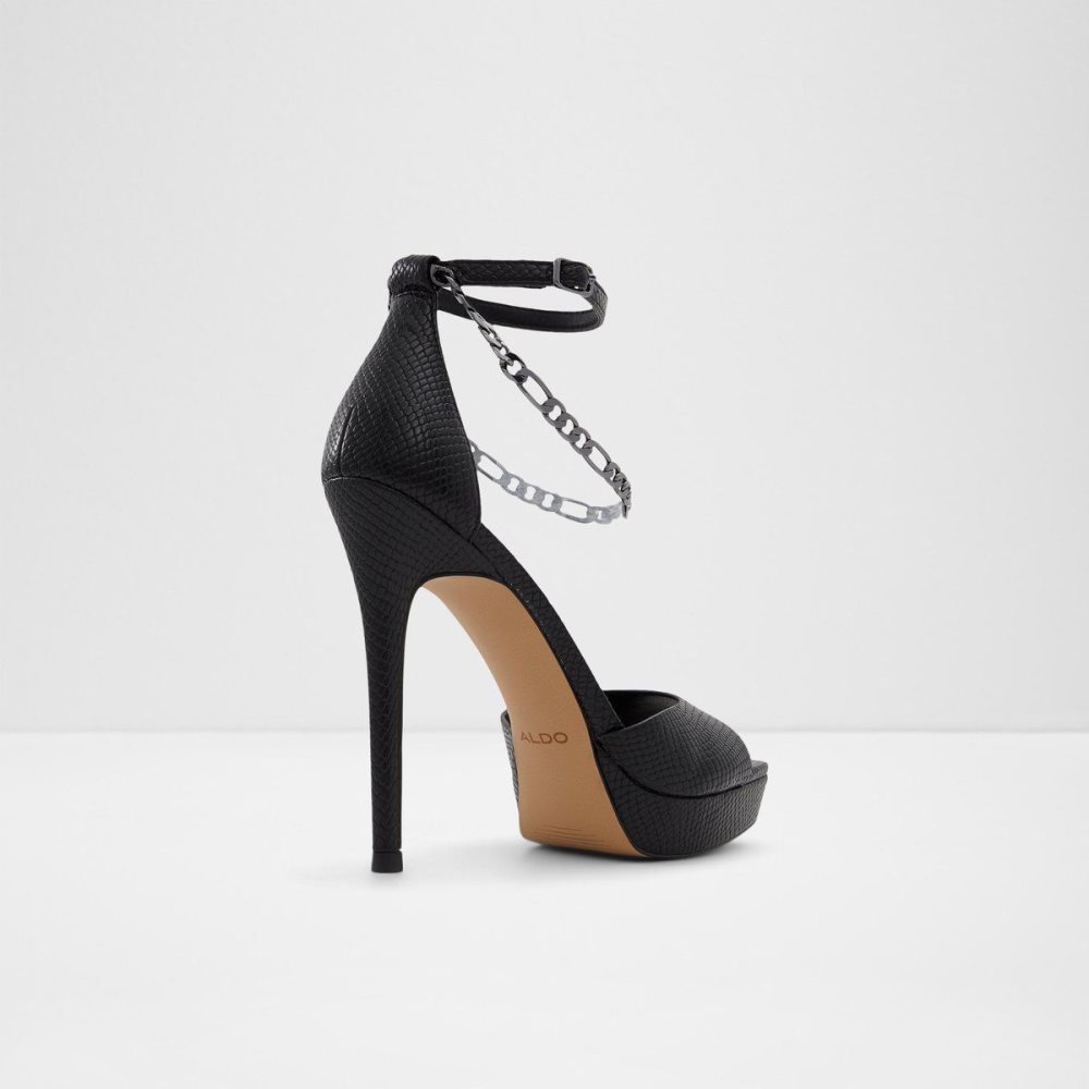 Black Aldo Prisilla Heeled sandal - Stiletto heel | 690742-MSE