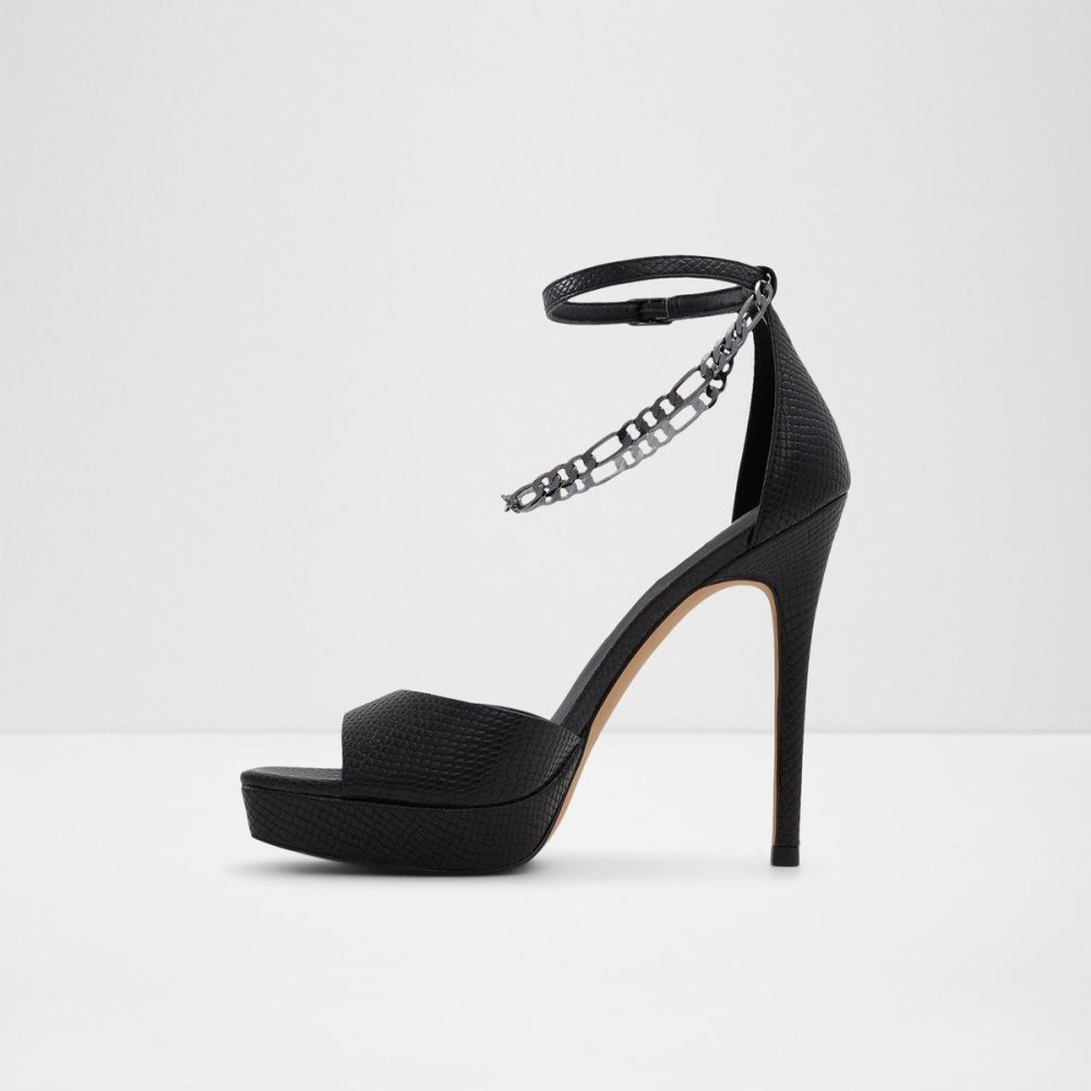 Black Aldo Prisilla Heeled sandal - Stiletto heel | 690742-MSE