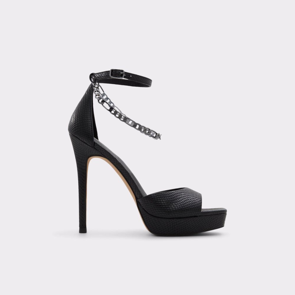 Black Aldo Prisilla Heeled sandal - Stiletto heel | 690742-MSE