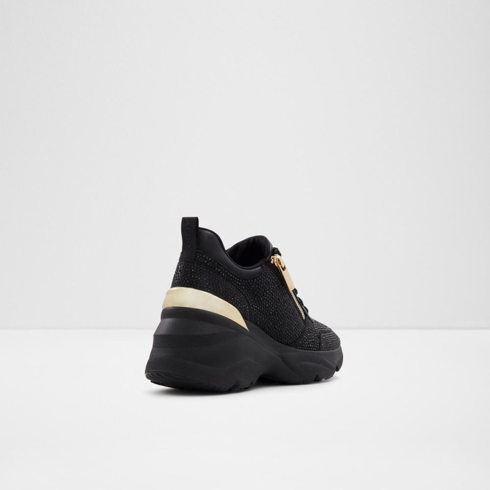 Black Aldo Quartz Jogger Sole Sneaker - Wedge heel | 679012-MPG