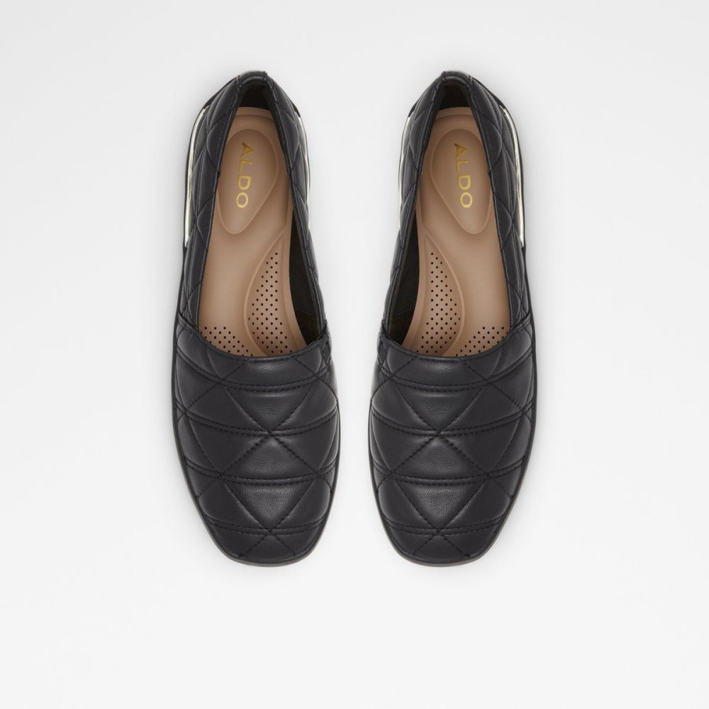 Black Aldo Quilten Slip on | 203896-IPE