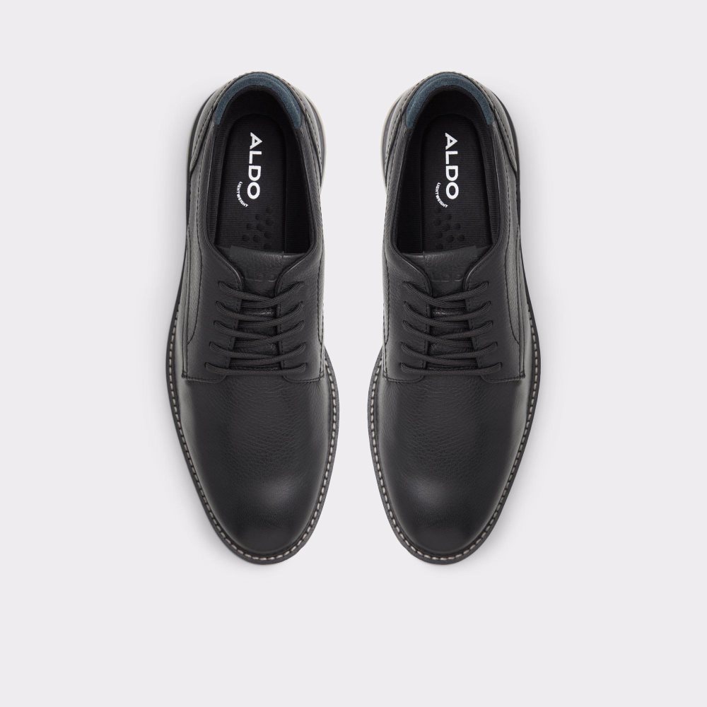 Black Aldo Rakersgrip Oxford shoe | 081749-ZTM