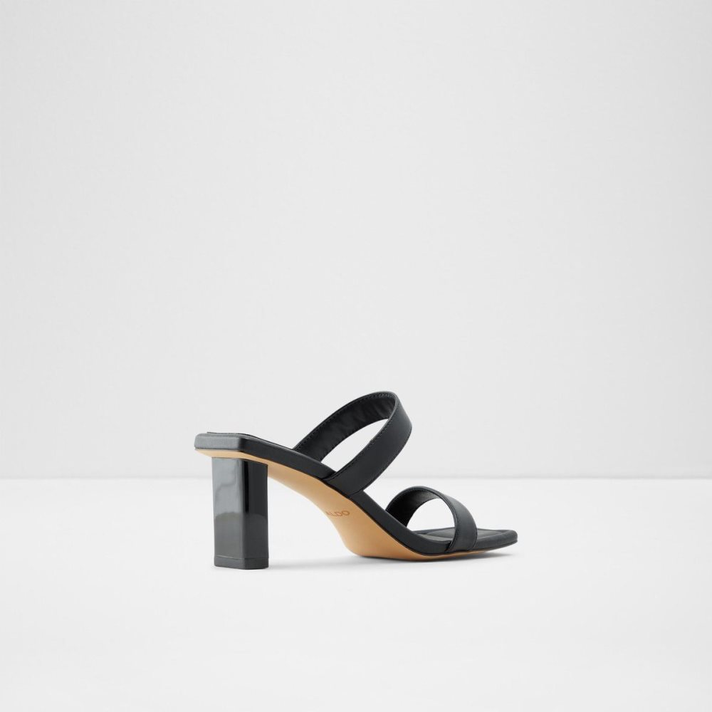 Black Aldo Ranalassi Heeled mule | 187459-XGD