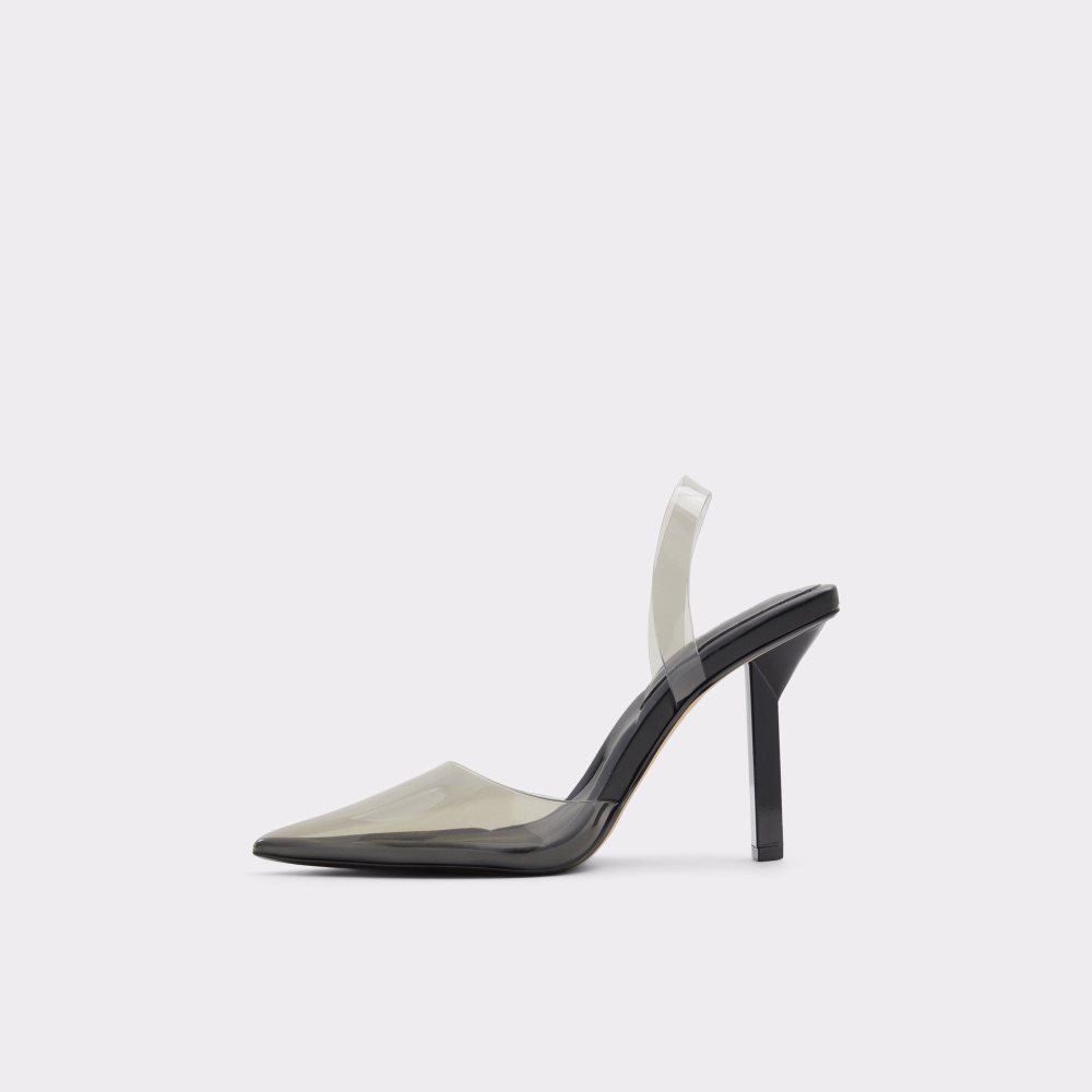 Black Aldo Rildan Sling back high heel | 210763-KSM