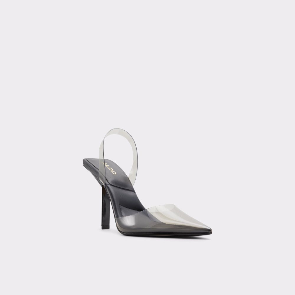 Black Aldo Rildan Sling back high heel | 210763-KSM