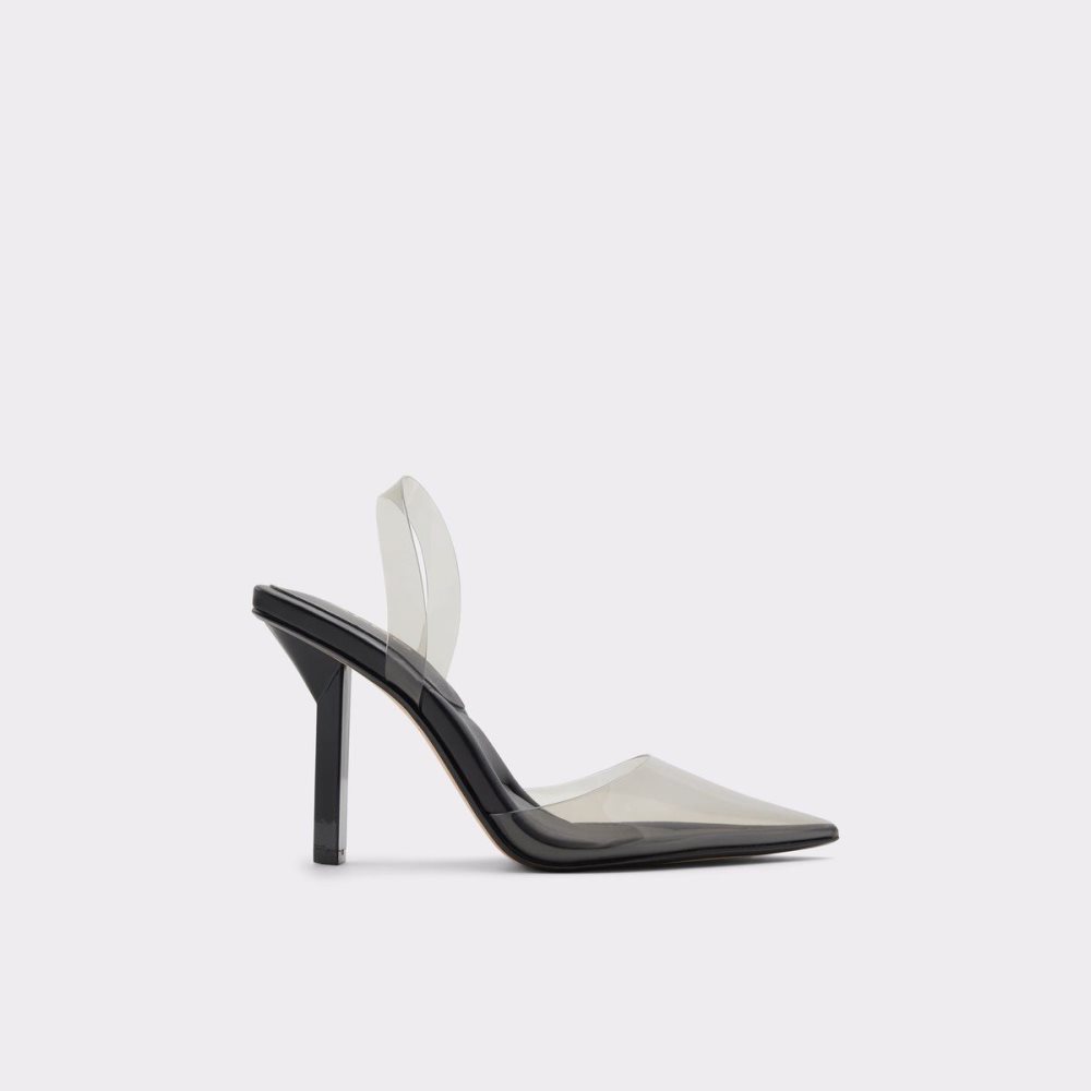 Black Aldo Rildan Sling back high heel | 210763-KSM