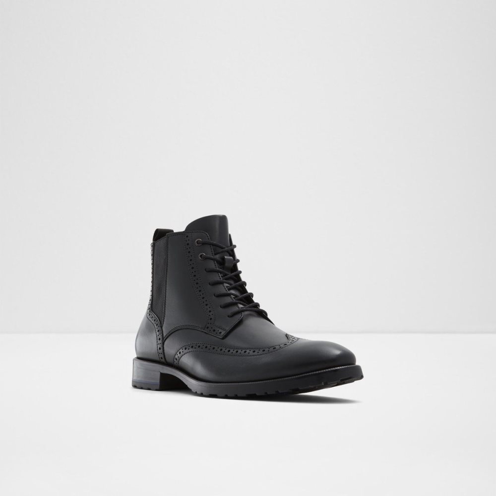 Black Aldo Salinger Lace up boot | 571493-AQI