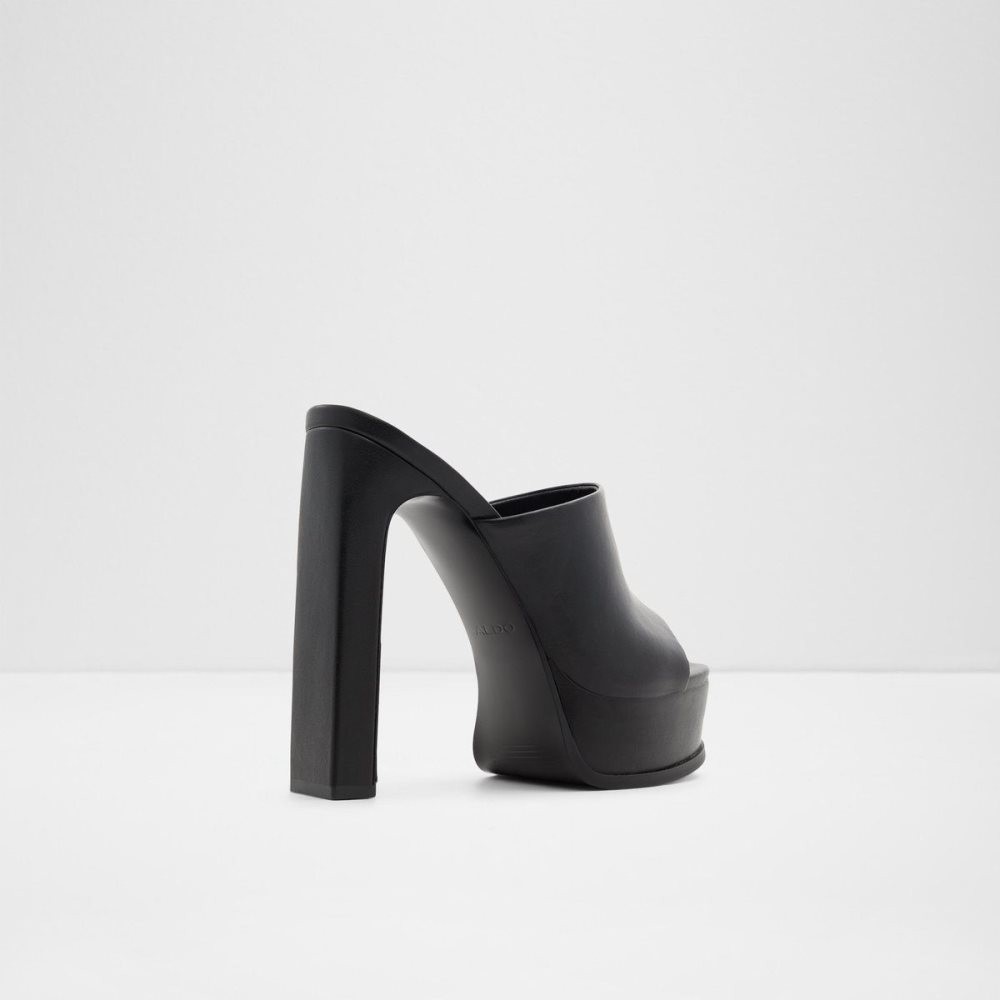 Black Aldo Savilla Heeled mule - Plateforme | 362901-TEY