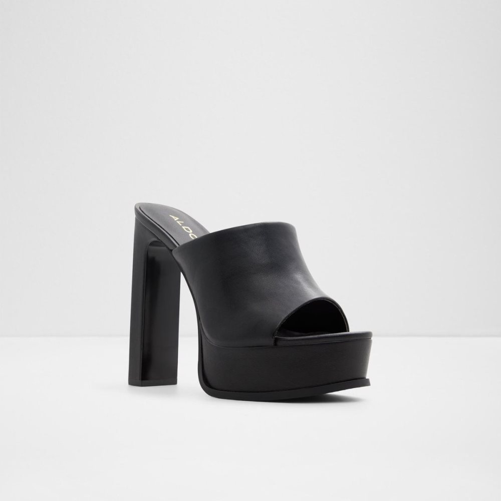 Black Aldo Savilla Heeled mule - Plateforme | 362901-TEY