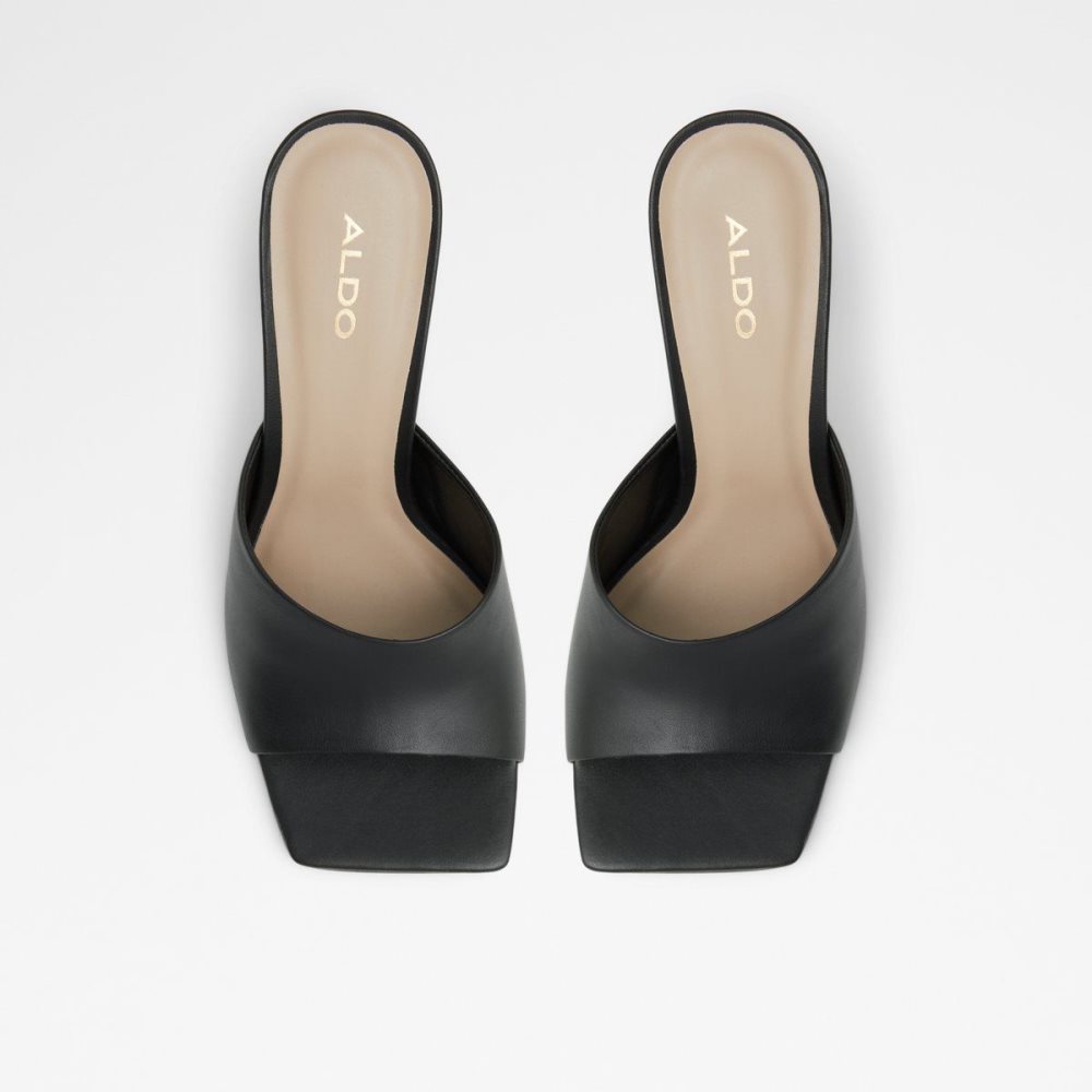 Black Aldo Selah Heeled mule | 759012-KZW