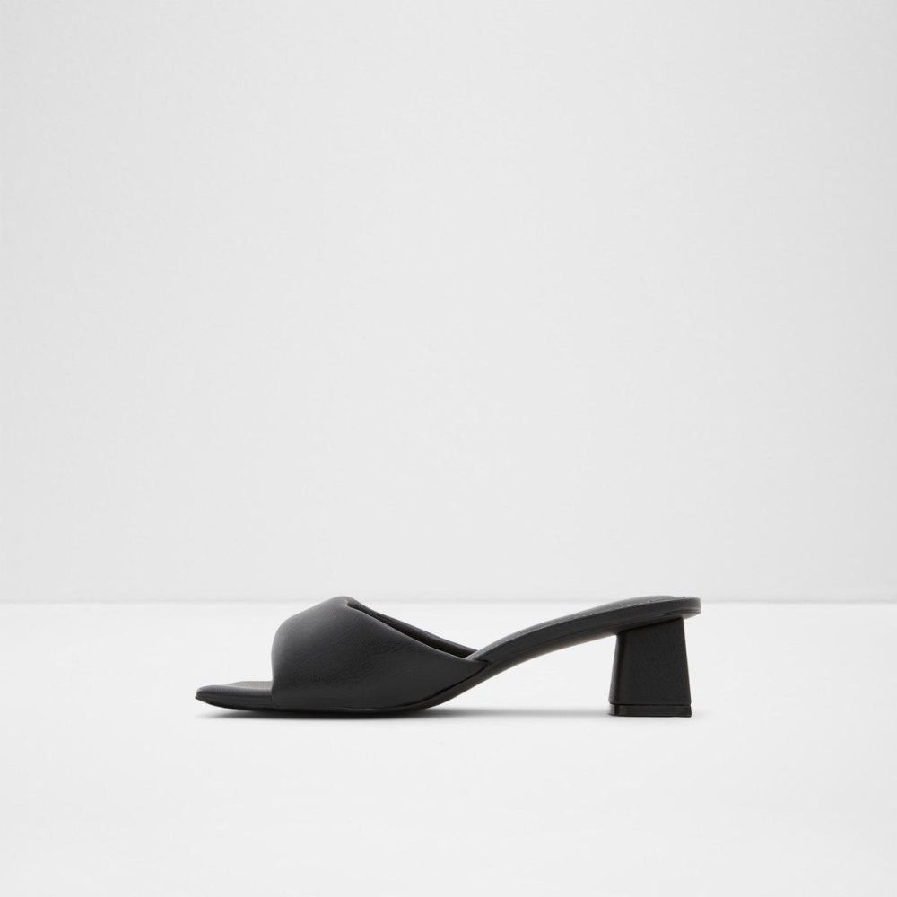 Black Aldo Simalia Heeled mule | 546798-AOH