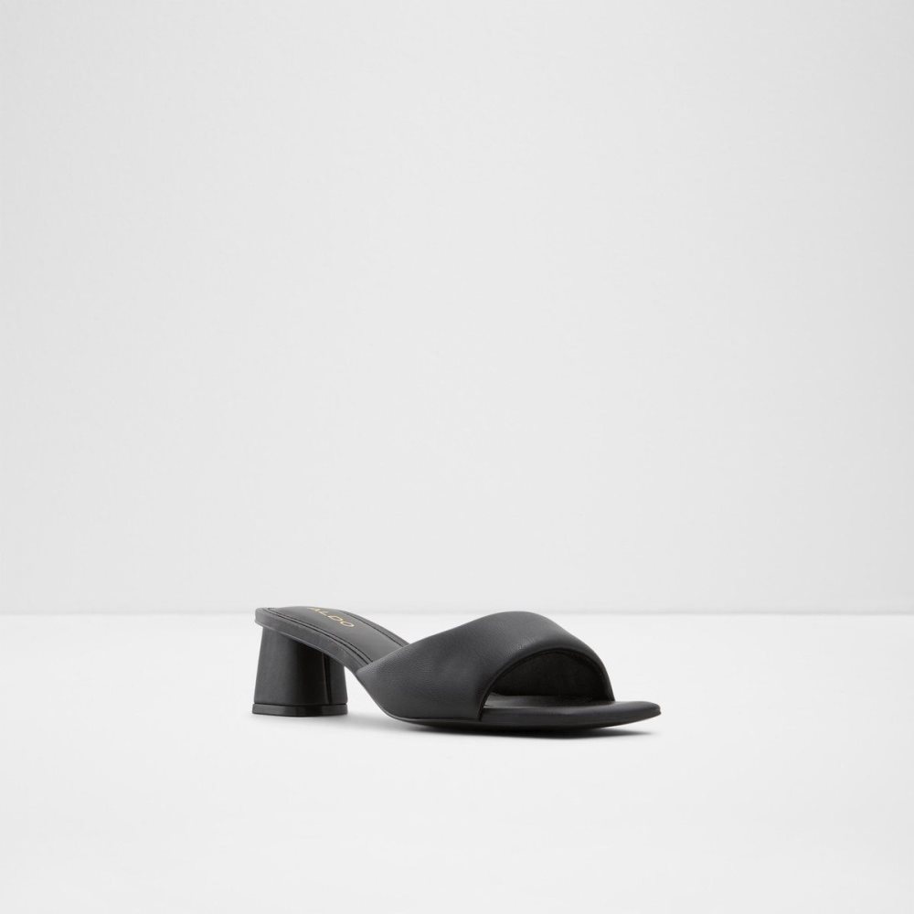 Black Aldo Simalia Heeled mule | 546798-AOH