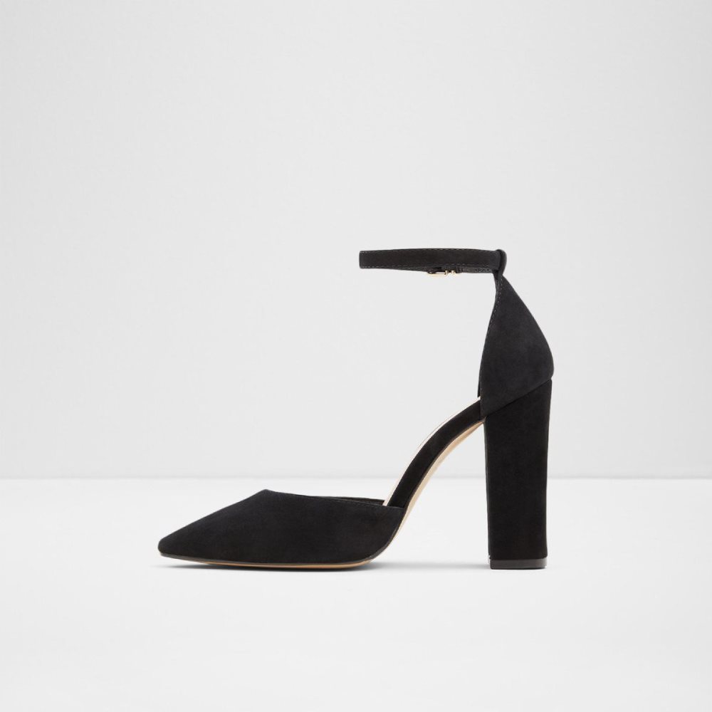 Black Aldo Susan Strappy heeled shoe | 765839-BUM