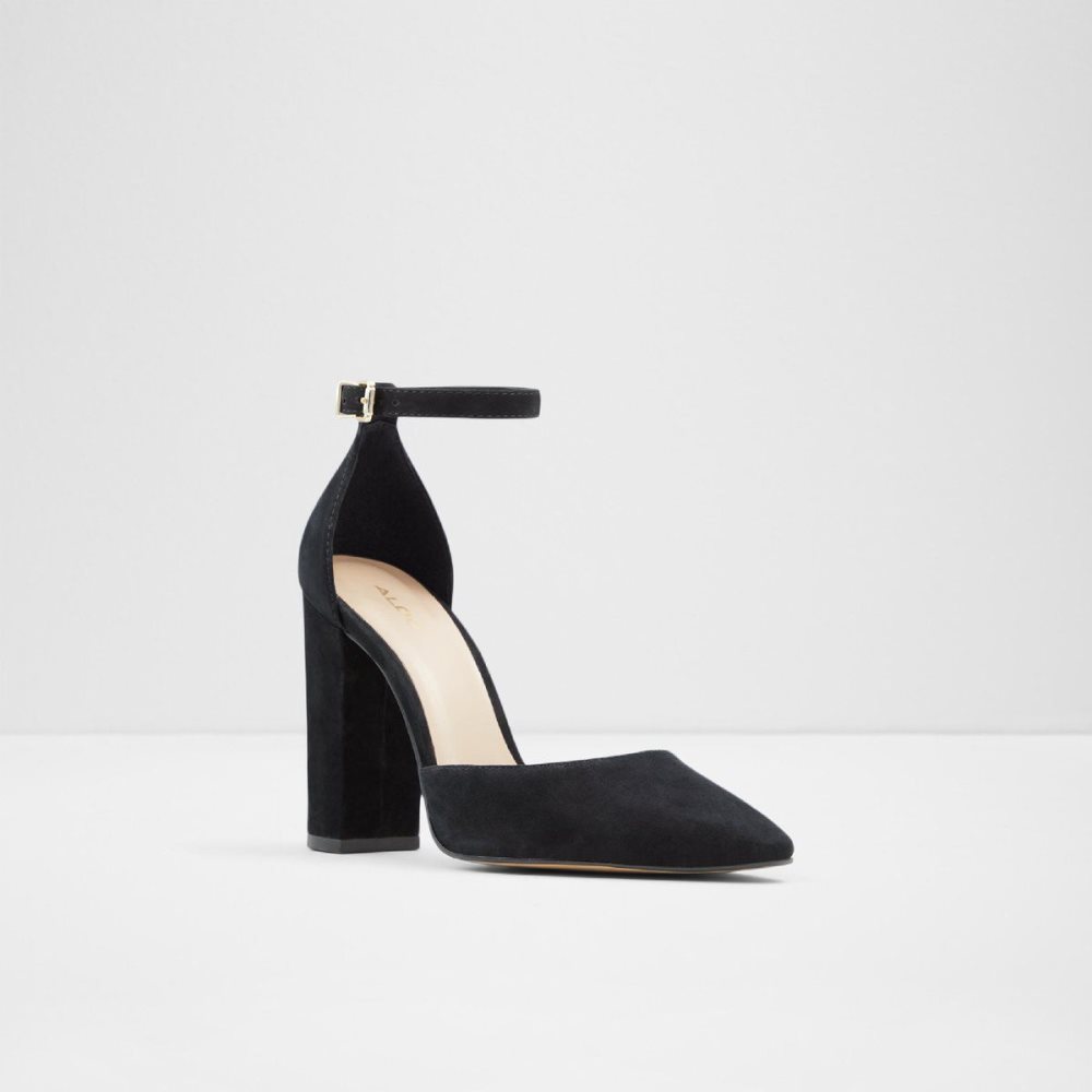 Black Aldo Susan Strappy heeled shoe | 765839-BUM