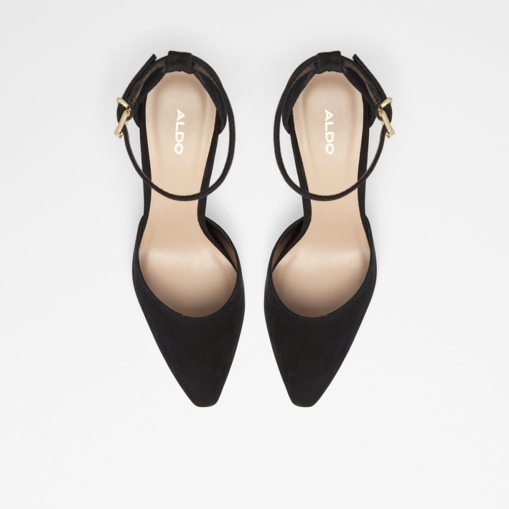 Black Aldo Susan Strappy heeled shoe | 765839-BUM