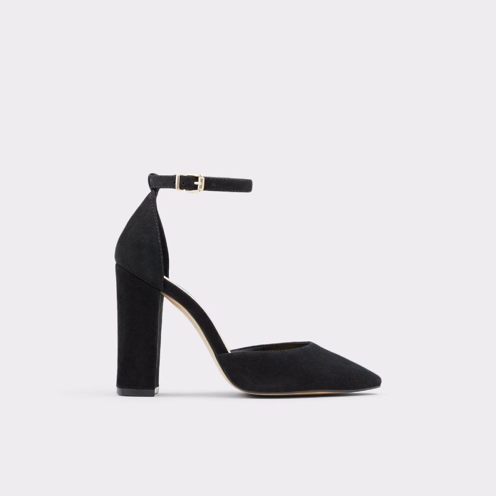 Black Aldo Susan Strappy heeled shoe | 765839-BUM