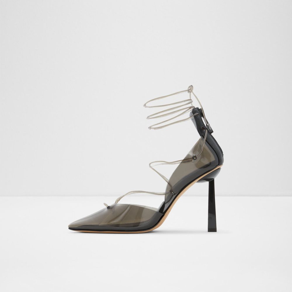 Black Aldo Uniatha Strappy heeled shoe | 657941-RKD