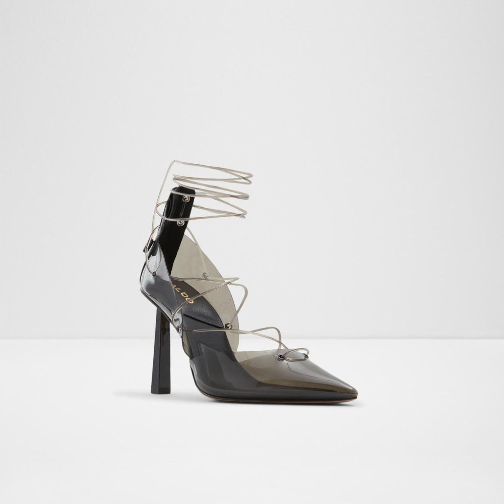 Black Aldo Uniatha Strappy heeled shoe | 657941-RKD