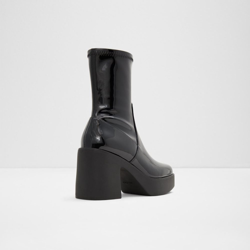 Black Aldo Upstep Ankle boot | 651430-JOH