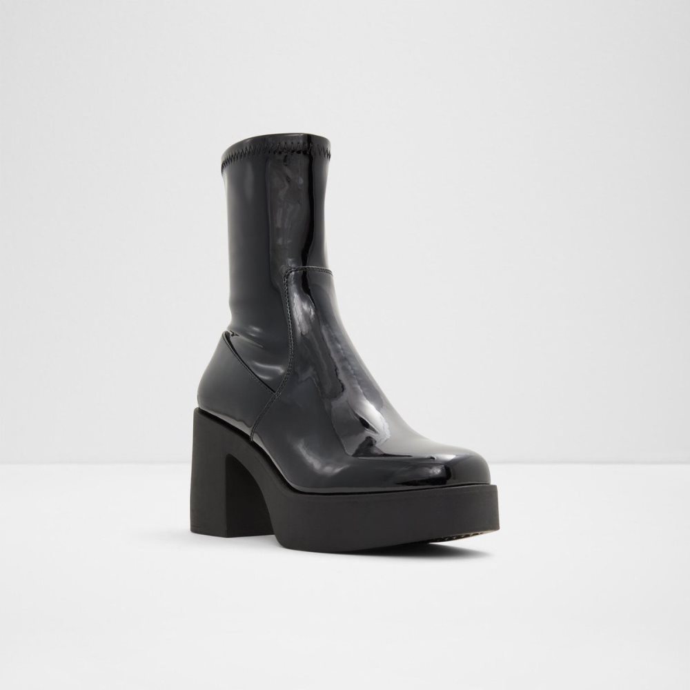 Black Aldo Upstep Ankle boot | 651430-JOH