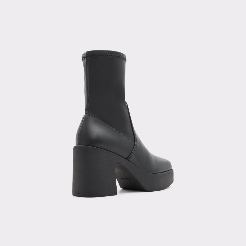 Black Aldo Upstep Ankle boot | 840735-TYW