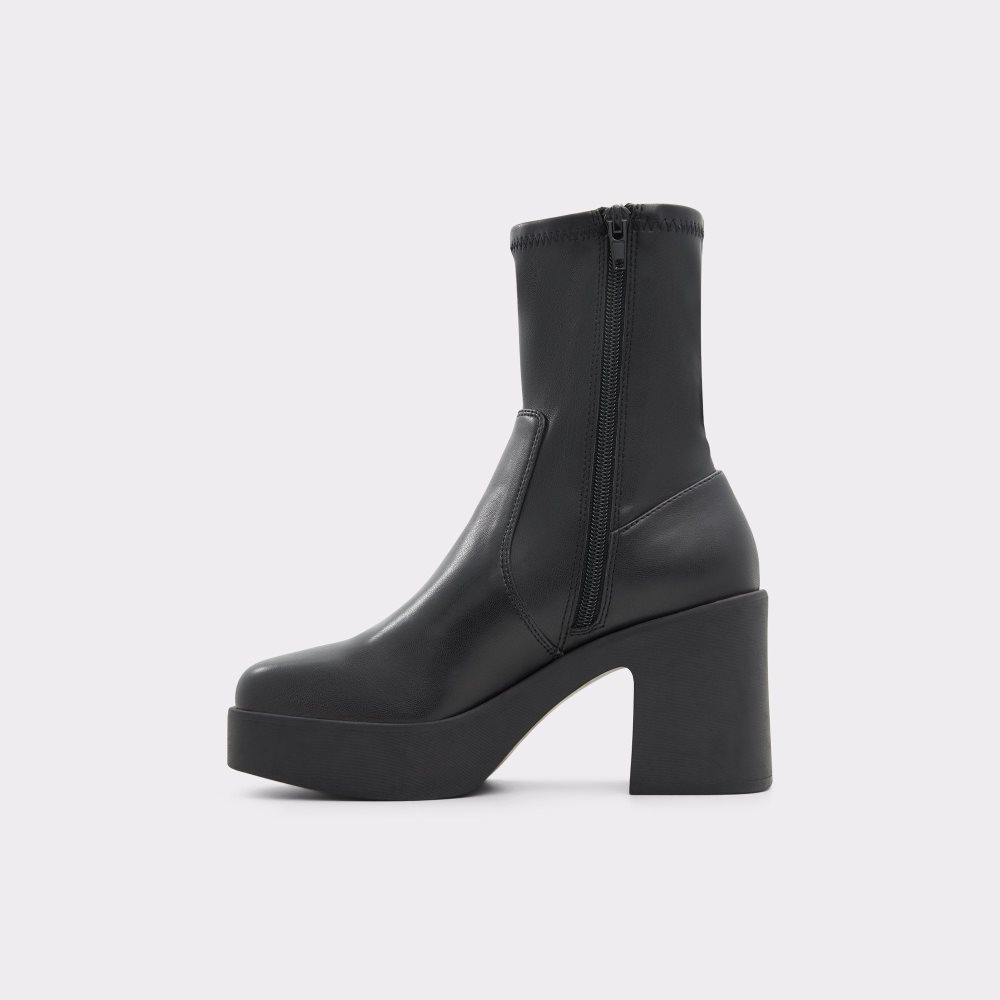 Black Aldo Upstep Ankle boot | 840735-TYW