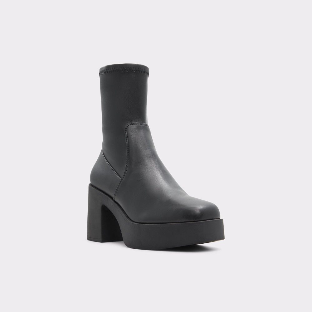 Black Aldo Upstep Ankle boot | 840735-TYW