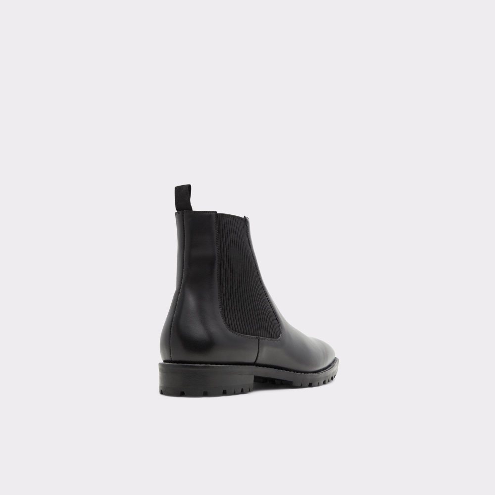 Black Aldo Venetian Chelsea boot | 160423-AFQ