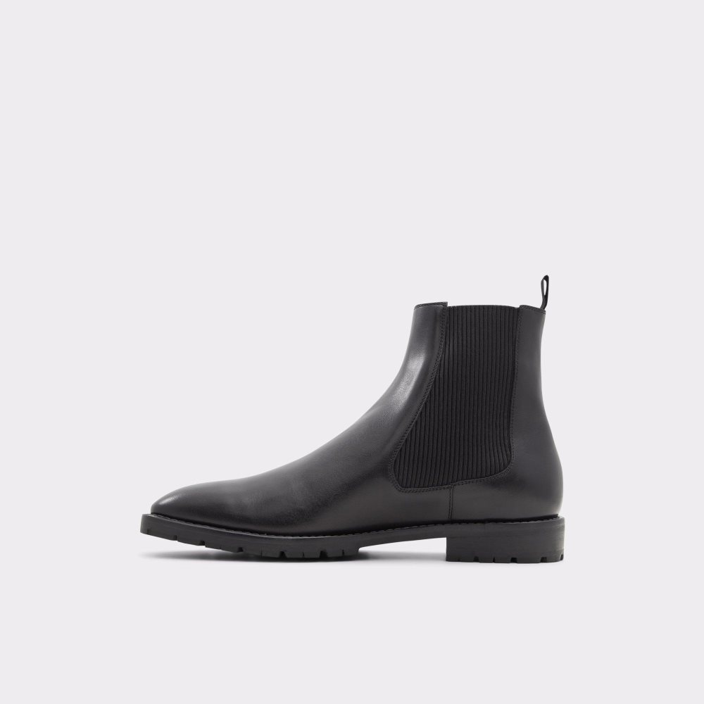 Black Aldo Venetian Chelsea boot | 160423-AFQ