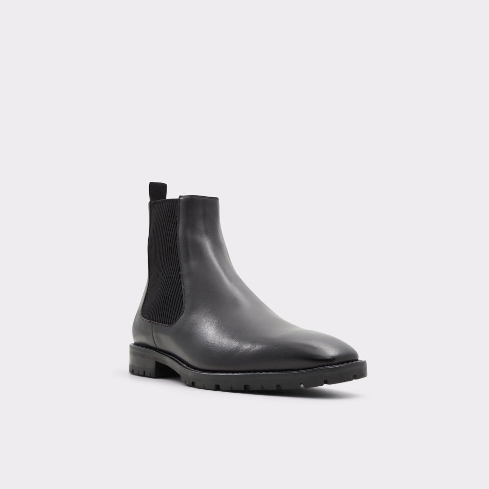 Black Aldo Venetian Chelsea boot | 160423-AFQ