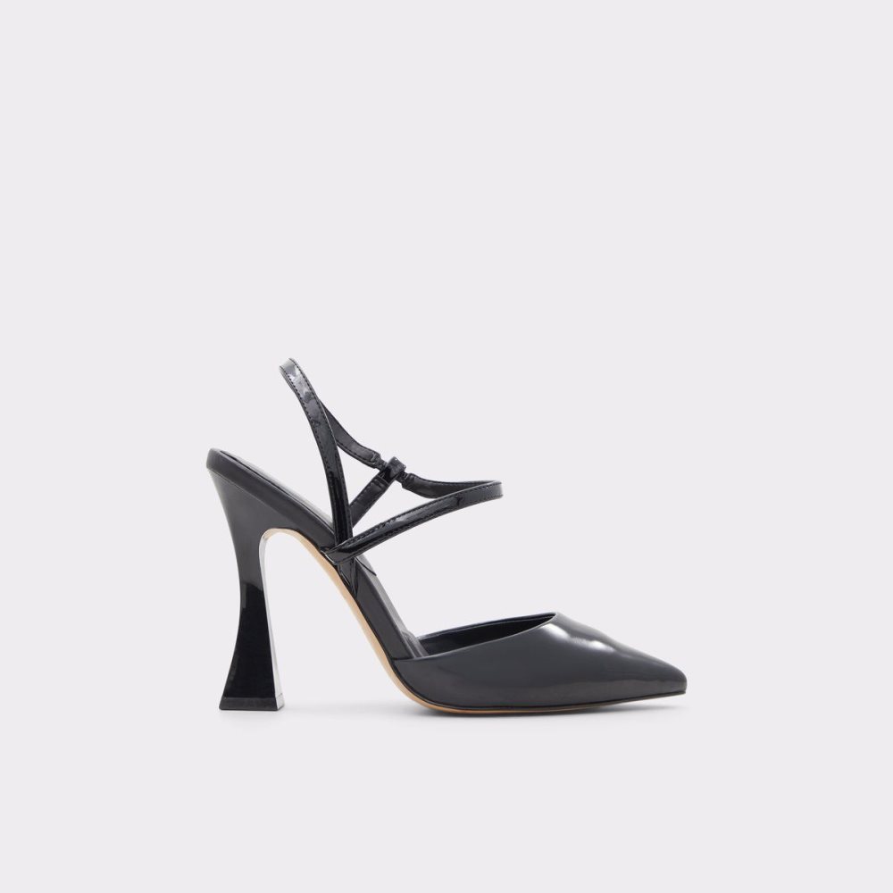 Black Aldo Zaha Sling back high heel | 736198-EBW