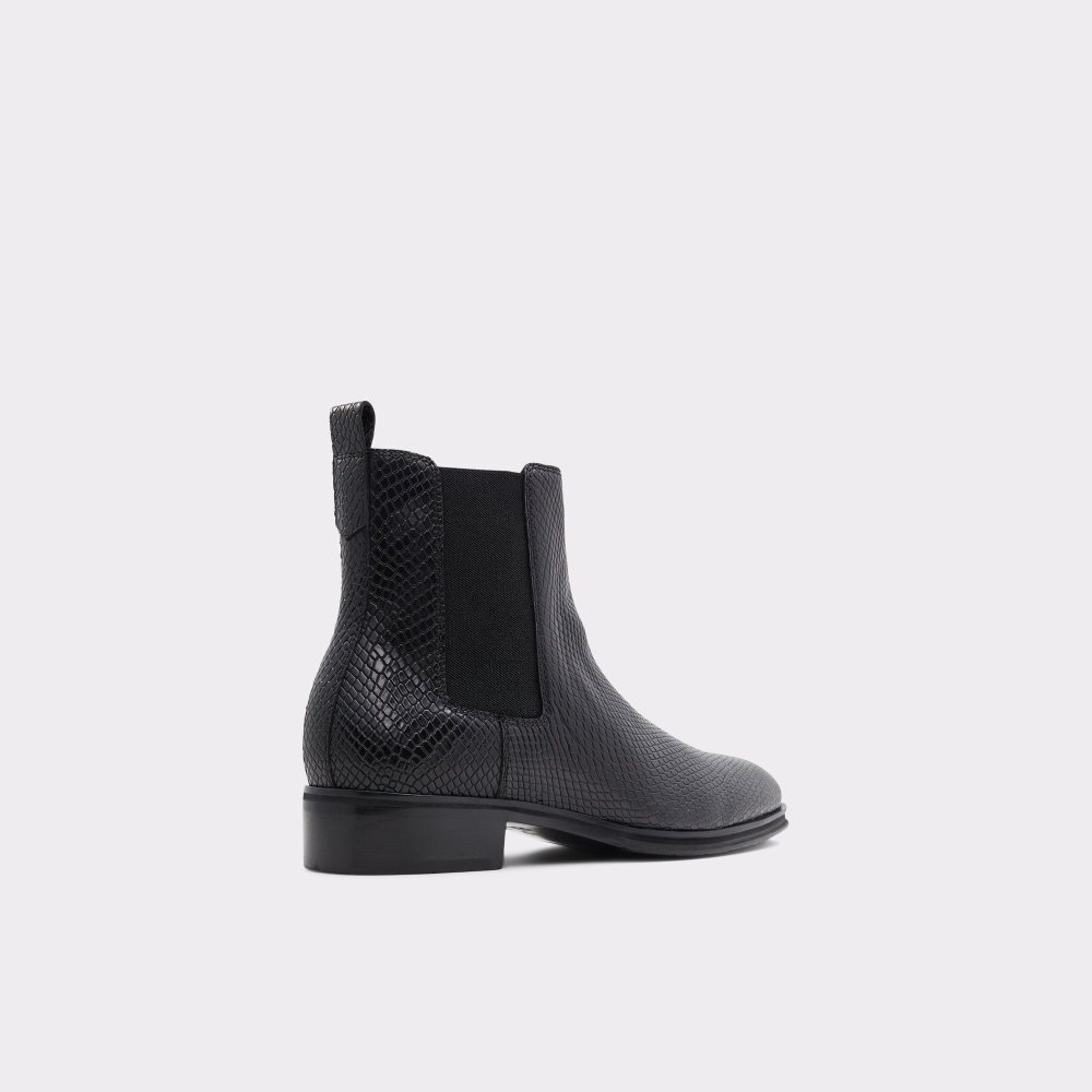 Black Snake Aldo Druven Chelsea boot | 743295-JBK